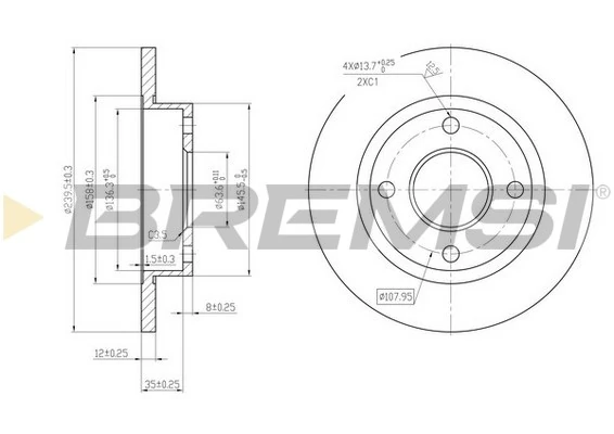 CD6845S Bremsi