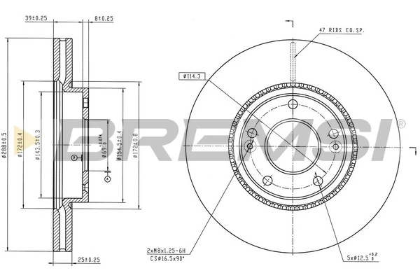 CD8928V Bremsi
