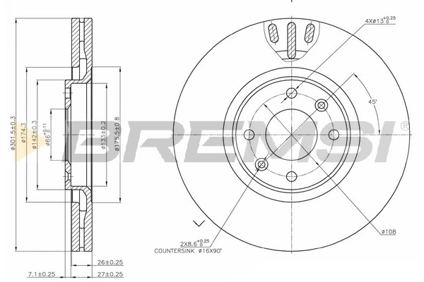 CD7442V Bremsi