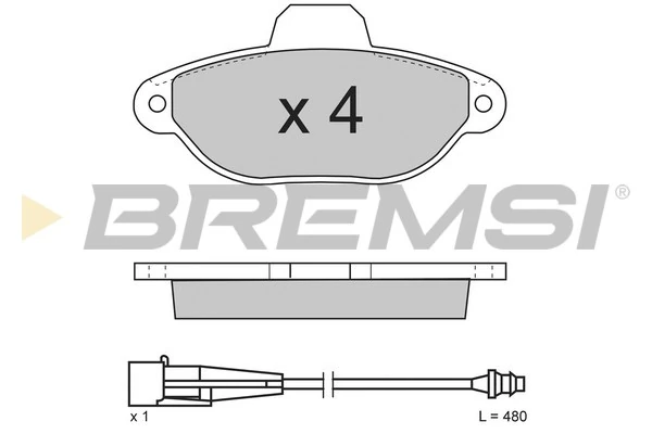 BP2626 Bremsi
