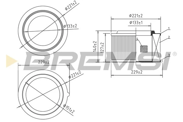 FA2347 Bremsi