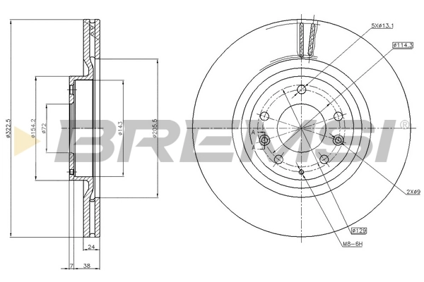 Comprar Disco de freno delantero Mazda RX-8 SE a bajo precio