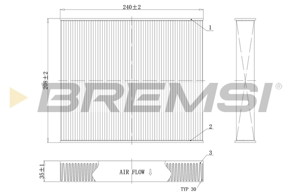 Filtro antipolen Ford Mondeo IV (2007-2014)