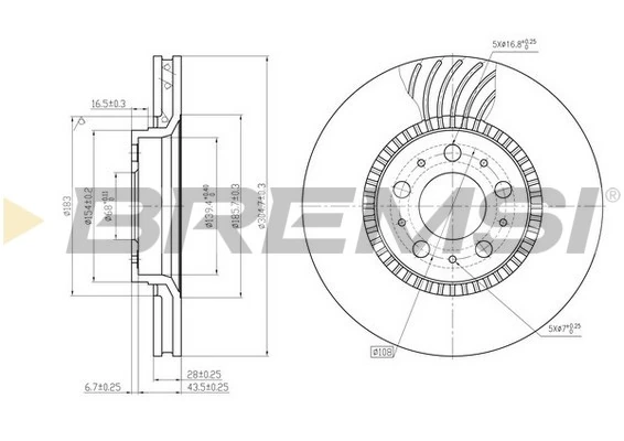 CD7078V Bremsi