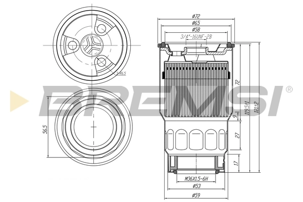 Filtro combustible Toyota RAV4 3 A3