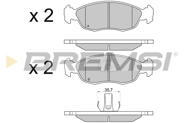 Juego de pastillas de freno Citroen Saxo  (S0, S1)