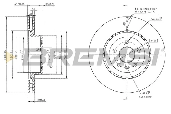 CD8620V Bremsi