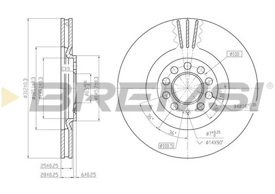 CD7118V Bremsi