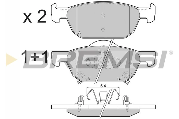 BP3369 Bremsi
