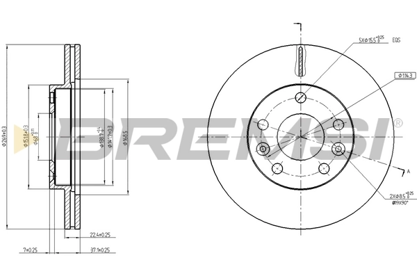 CD8078V Bremsi