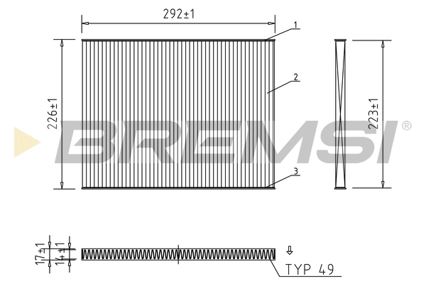 Comprar Filtro de habitáculo Opel Omega  25, 26, 27 a bajo precio