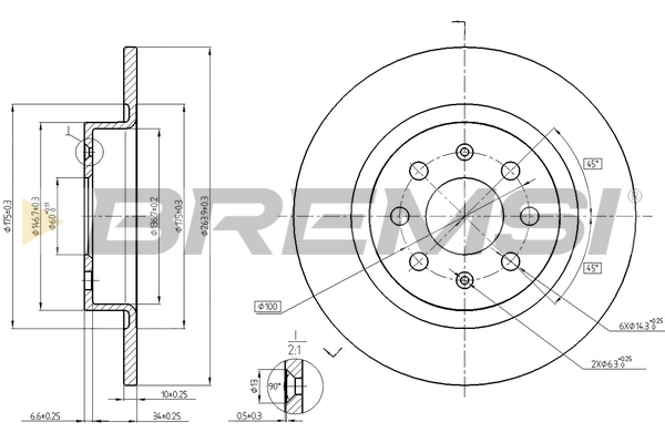 CD7299S Bremsi