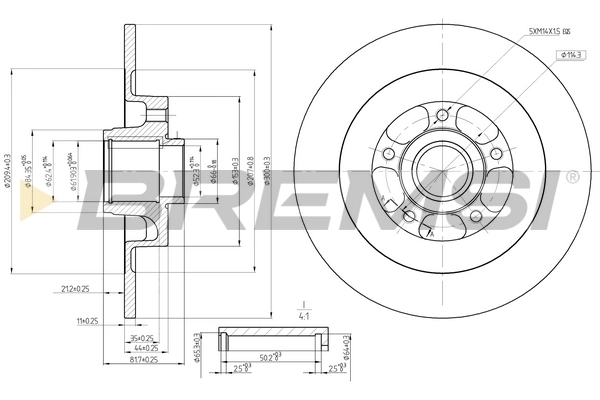 CD7725S Bremsi