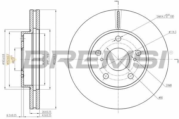 CD7668V Bremsi