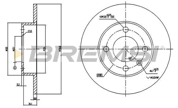 CD7233S Bremsi