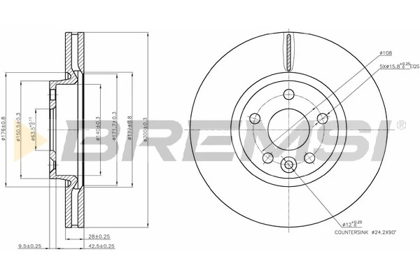 CD7567V Bremsi