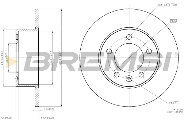 CD7975S Bremsi