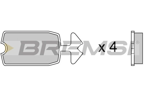 Pastillas de freno para Citroen 2 CV 