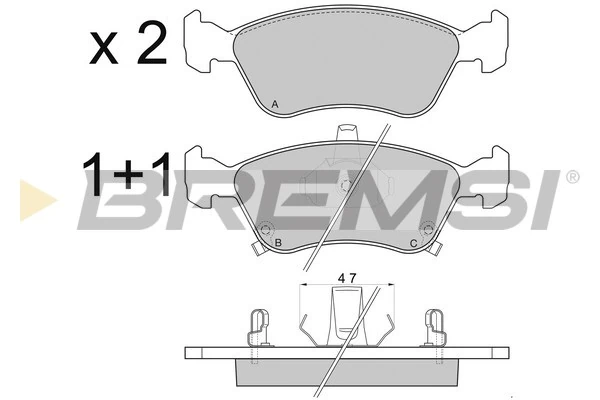BP2814 Bremsi