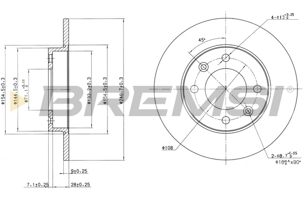 CD7178S Bremsi