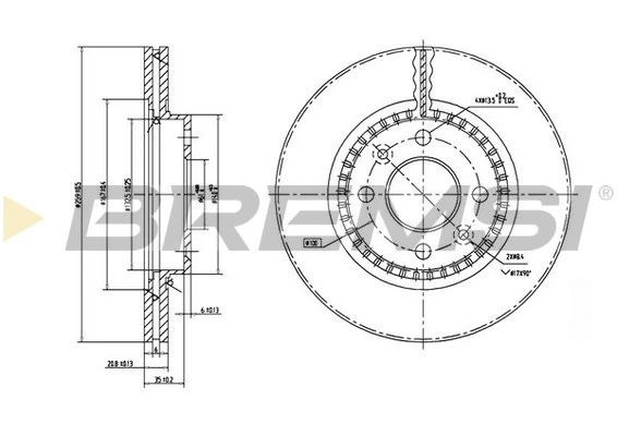 CD7096V Bremsi