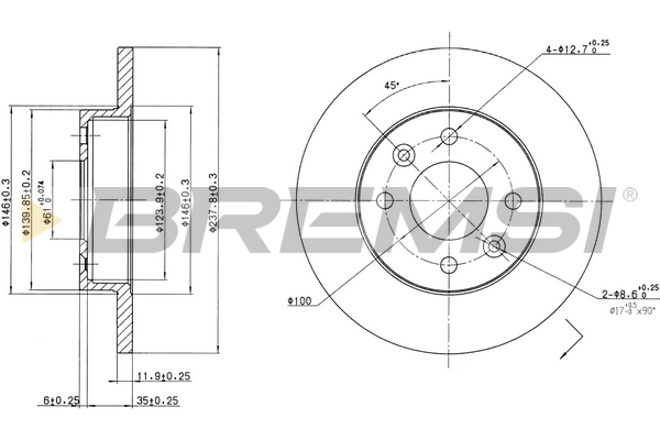CD6055S Bremsi