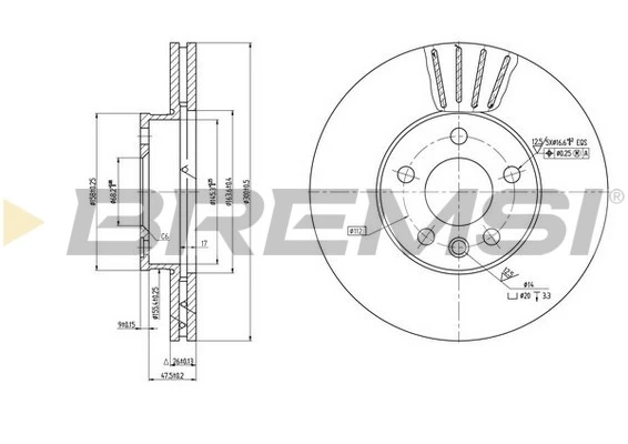 CD7559V Bremsi
