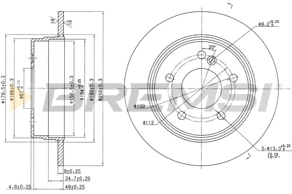 CD6539S Bremsi