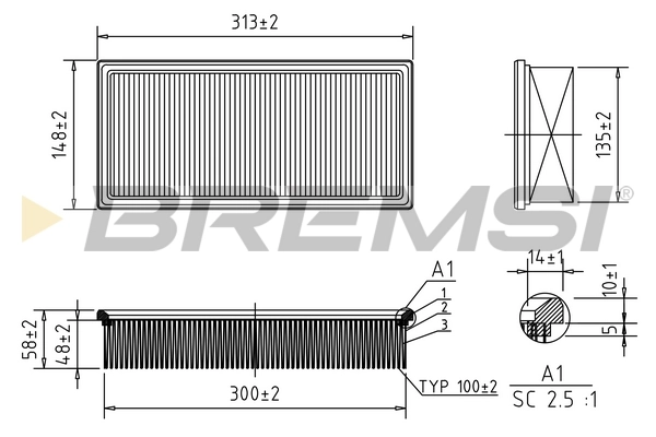 El filtro de aire Ford Transit  desde 7,23 €