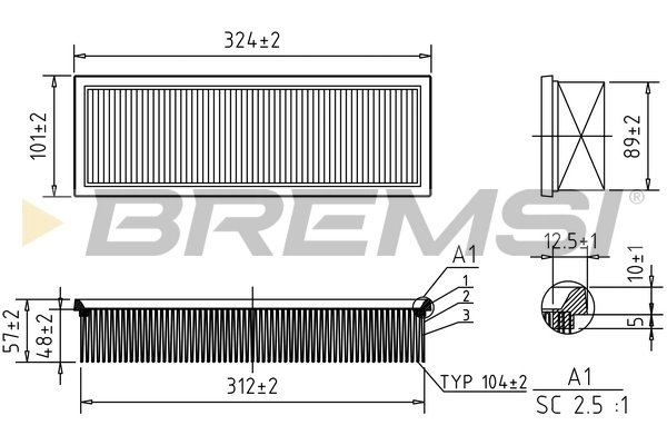 FA1616 Bremsi