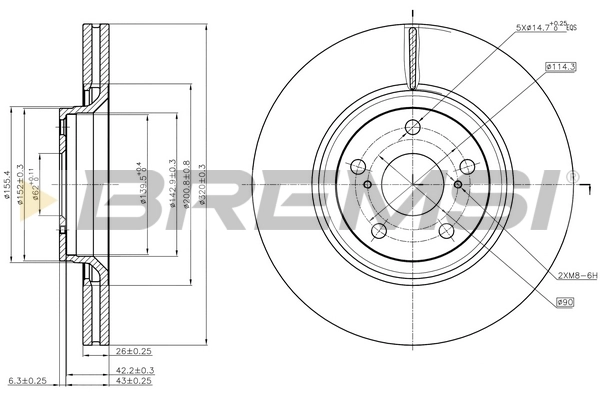 CD7754V Bremsi