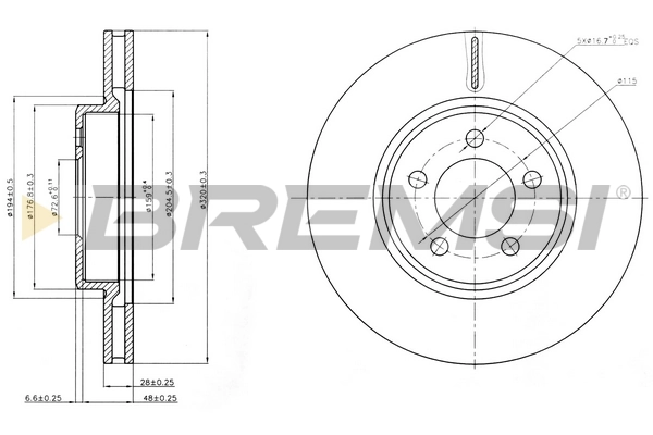 CD8065V Bremsi
