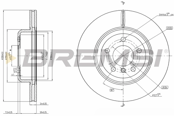 CD8039V Bremsi