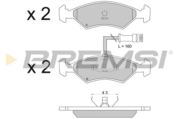 BP2163 Bremsi