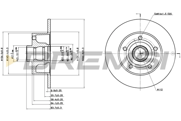 CD6830S Bremsi