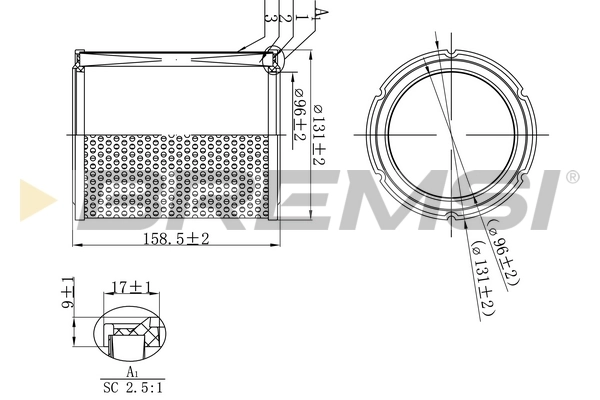 Filtros de aire Peugeot 505  sedán comprar en España