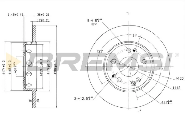 CD6124S Bremsi
