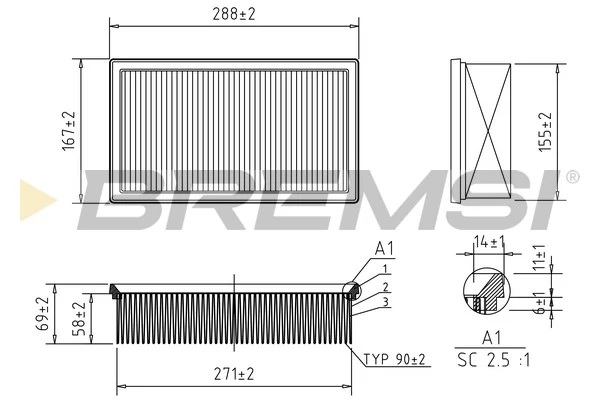 FA2345 Bremsi