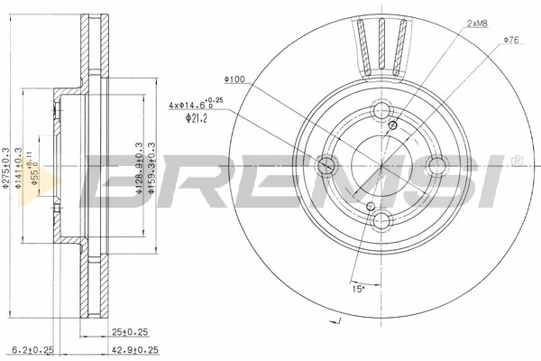 CD7461V Bremsi