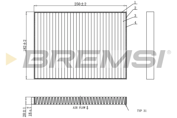 Filtro de polen para Renault Koleos  (HY0)