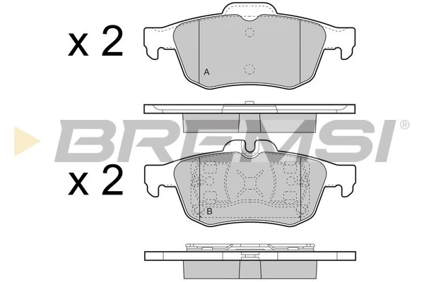 Pastillas de freno traseras Renault Espace 4 JK0