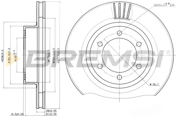 CD7594V Bremsi