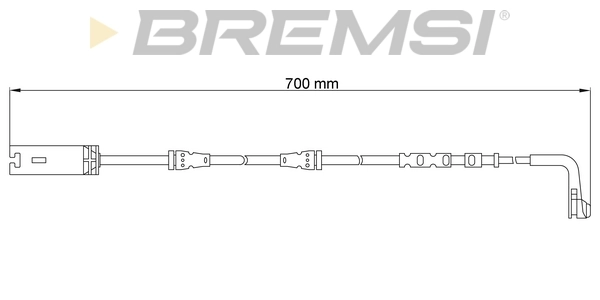 Sensor de desgaste de pastillas de freno delantero derecho para BMW 3 E92