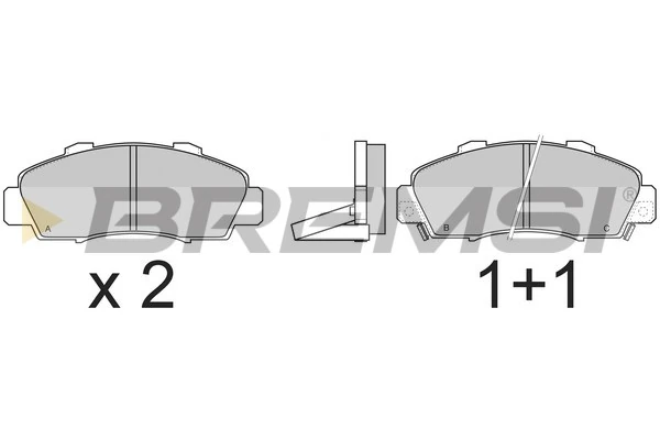 Pastillas de freno delanteras Honda CR-V 1 RD