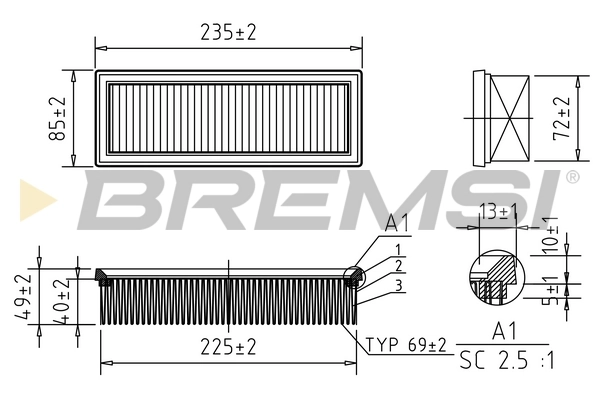 FA1640 Bremsi