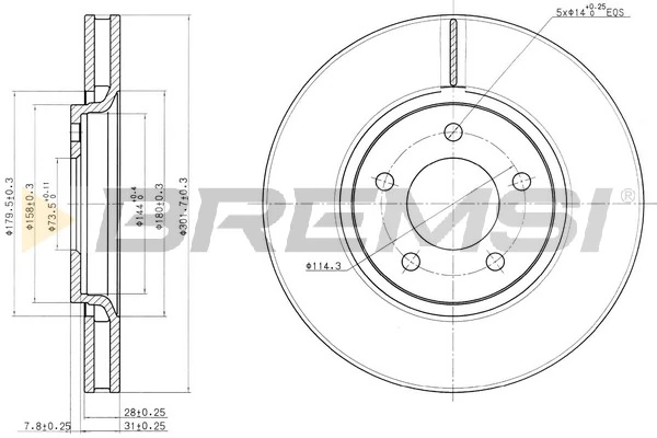 CD7372V Bremsi