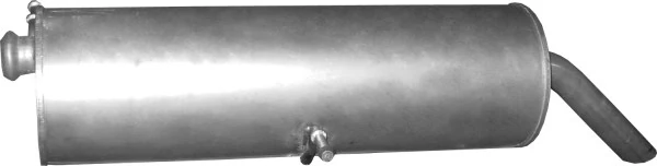 Silencioso trasero para Citroen C4  (LC)
