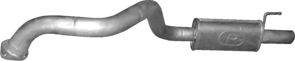 Silenciador trasero para Toyota Land Cruiser J9