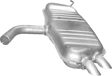 Silencioso trasero Volkswagen Touran I (1T1, 1T2)