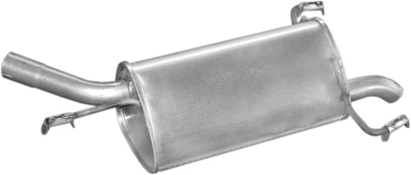 Silenciador trasero para Opel Corsa F08, F68